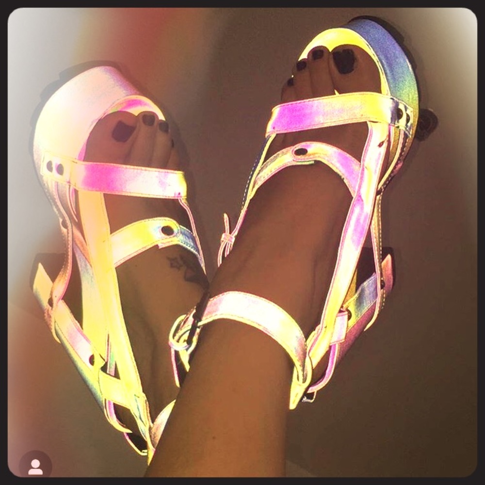 Sexy Platform Reflective YRU “BRAND NEW” Unworn